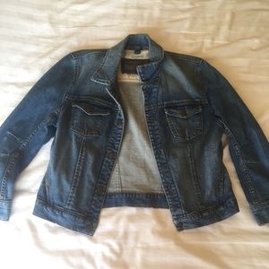 Free people Blue denim jean jacket